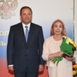 Галине Репной вручены знаки отличия народной артистки России