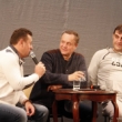 На малой сцене состоялась встреча с Андреем Соколовым, Алексеем Дмитриевым и Александром Морозовым