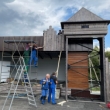 Службы театра смонтировали декорацию в Золотарёвском городище