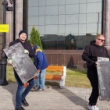 Работники драмтеатра вышли на общегородской субботник