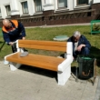Работники драмтеатра вышли на общегородской субботник