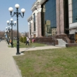 Работники драмтеатра вышли на общегородской субботник