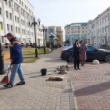 Работники драмтеатра вышли на общегородской субботник